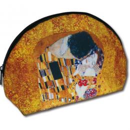 名画ポーチ　クリムト　キス
